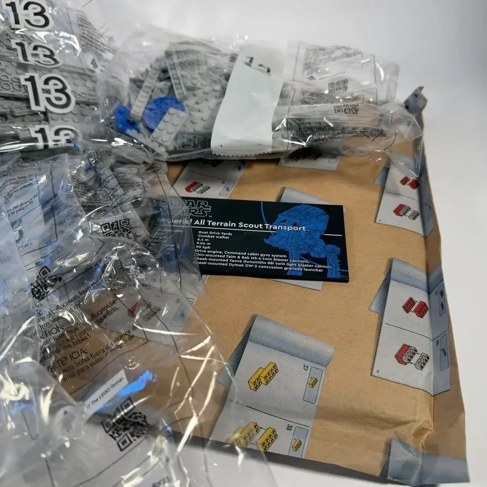 Lego 75417 UCS AT-ST™ Walker All Bags Sealed Bags. Box Is Damaged.